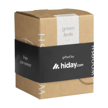 Logo trade promotional gift photo of: Wooosh Scented Candle Green Herbs