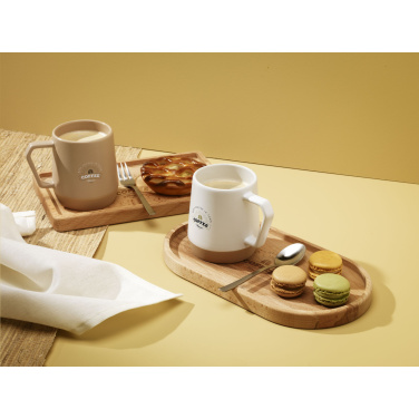 Logo trade promotional giveaways image of: Harmony Serving Tray Oval