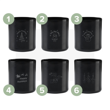 Logotrade promotional products photo of: Wooosh Scented Candle True Wood X-Mas