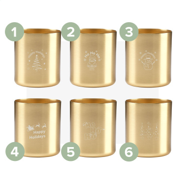 Logotrade promotional merchandise picture of: Wooosh Scented Candle True Wood X-Mas