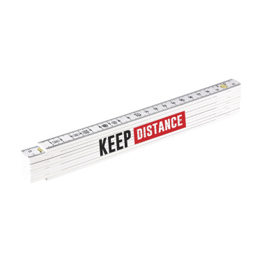 Logo trade promotional merchandise photo of: Metric folding ruler