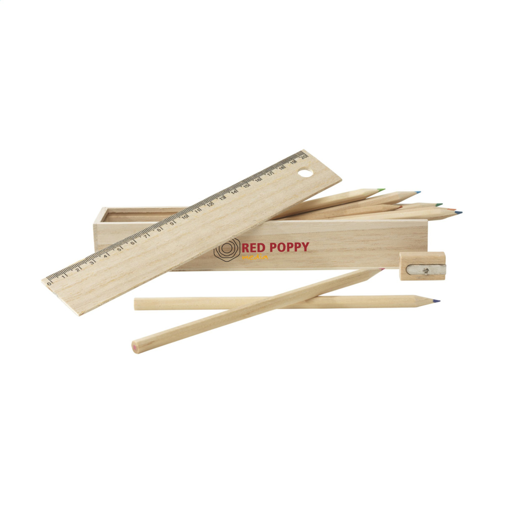 Logotrade promotional product image of: LiniBox colouring pencils