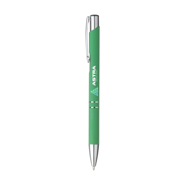 Logo trade advertising product photo of: Ebony Soft Touch Accent pen