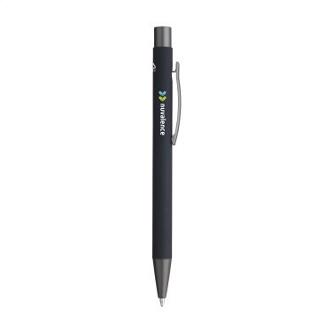 Logo trade promotional products image of: Brady Soft Touch Recycled Alu pens