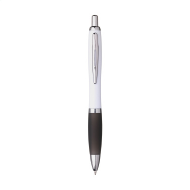 Logo trade promotional merchandise photo of: Athos Trans GRS Recycled ABS pen