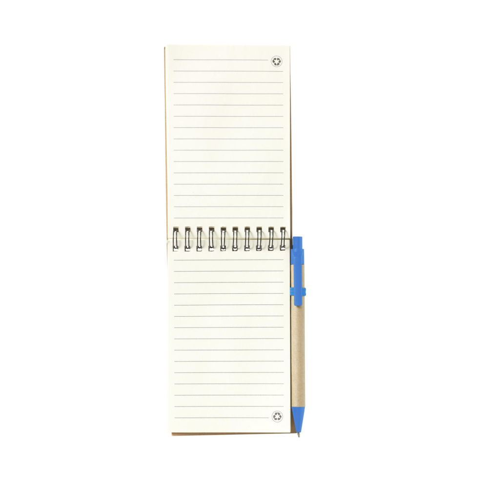 Logo trade advertising product photo of: RecycleNote-M Paper notebook