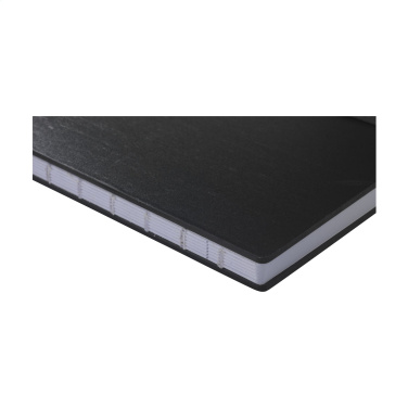 Logotrade corporate gifts photo of: Bamboo Journal Naked Spine Paper Notebook Black A5