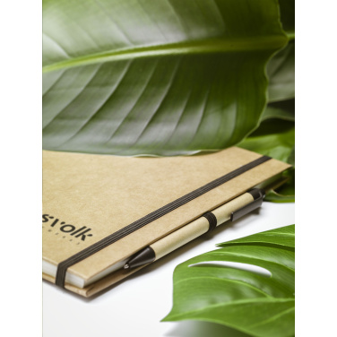 Logo trade promotional products image of: Pocket ECO Paper A5 notebook