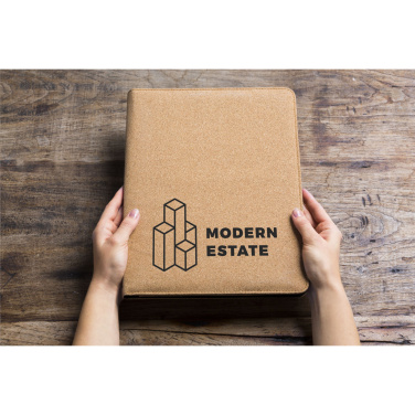 Logotrade promotional products photo of: Eco Conference Cork A5 document folder