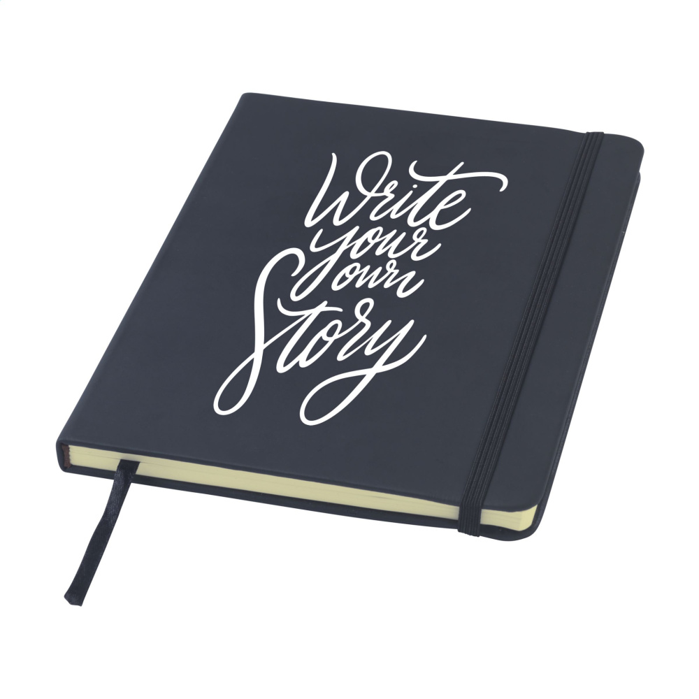 Logo trade promotional items picture of: BudgetNote A5 Lines Paper Notebook