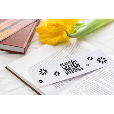 Logo trade promotional item photo of: Seed Paper Bookmark