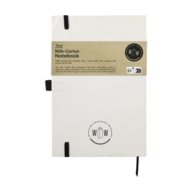 Logotrade promotional giveaway image of: Milk-Carton Paper Notebook A5