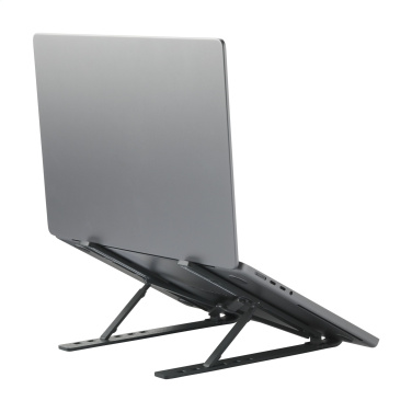 Logo trade promotional gifts picture of: Standby GRS Recycled Alu Laptop Stand