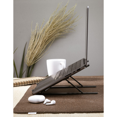 Logo trade corporate gifts image of: Standby GRS Recycled Alu Laptop Stand