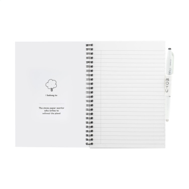 Logo trade advertising products picture of: MOYU Erasable Stone Paper Notebook Custom SoftCover