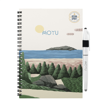 Logo trade promotional gifts picture of: MOYU Erasable Stone Paper Notebook Custom SoftCover