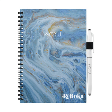 Logo trade promotional items picture of: MOYU Erasable Stone Paper Notebook Custom SoftCover