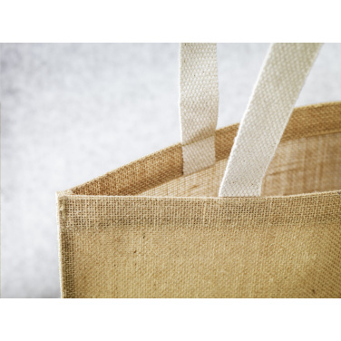 Logo trade promotional product photo of: Madrid Jute Shopper bag
