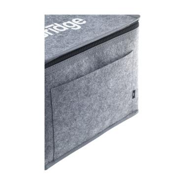 Logo trade promotional giveaways image of: Keep-it-Cool GRS Felt RPETcooling bag