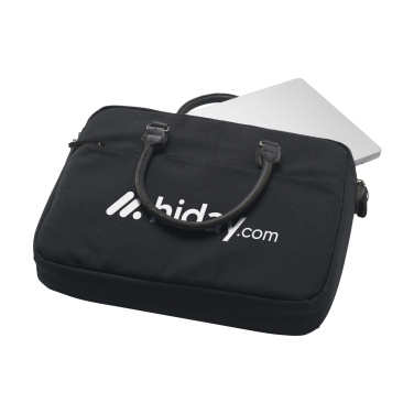 Logo trade promotional items image of: Denver Recycled Canvas 15.6-inch laptop bag