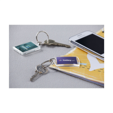Logo trade promotional products image of: Club keyring