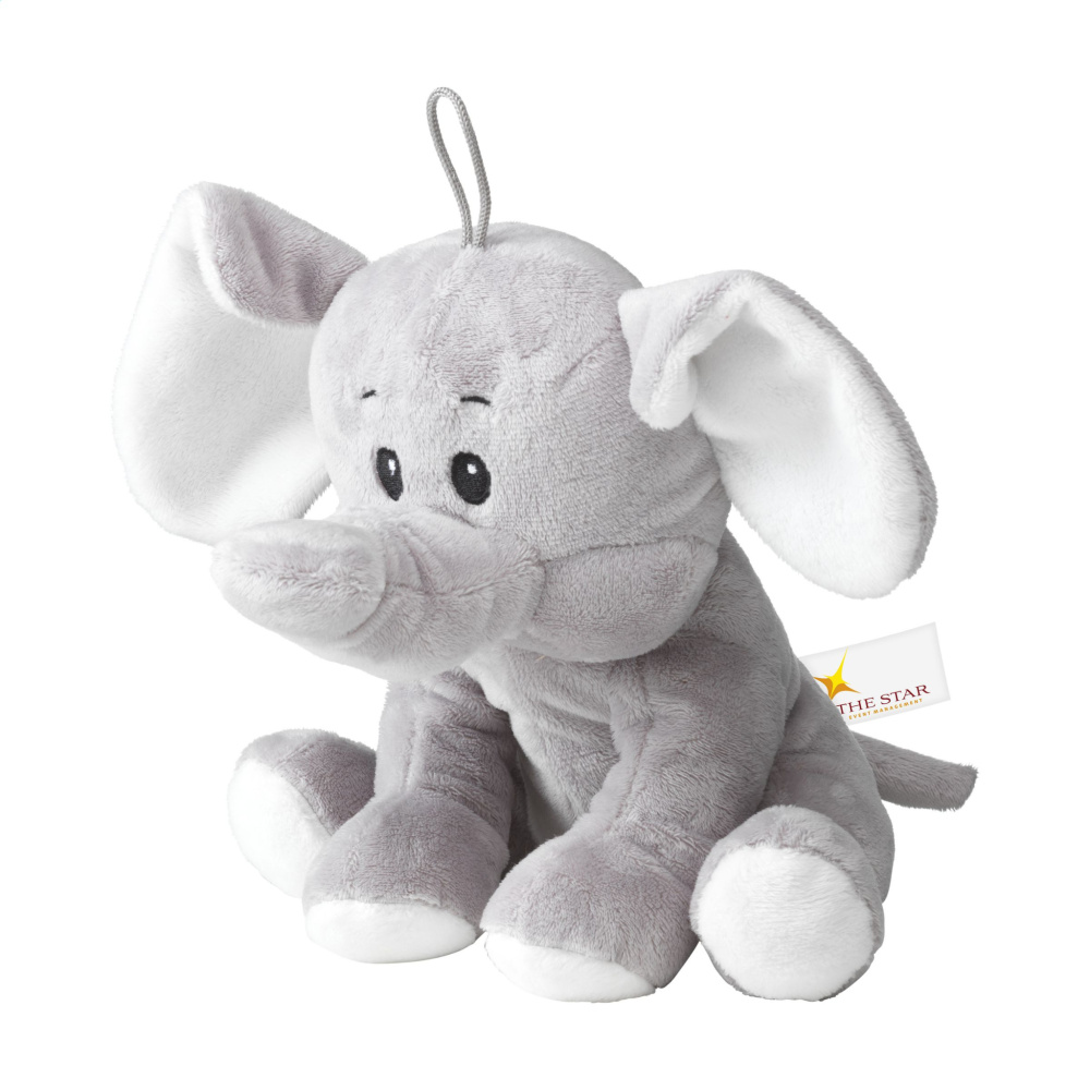 Logo trade promotional products image of: Olly plush elephant cuddly toy