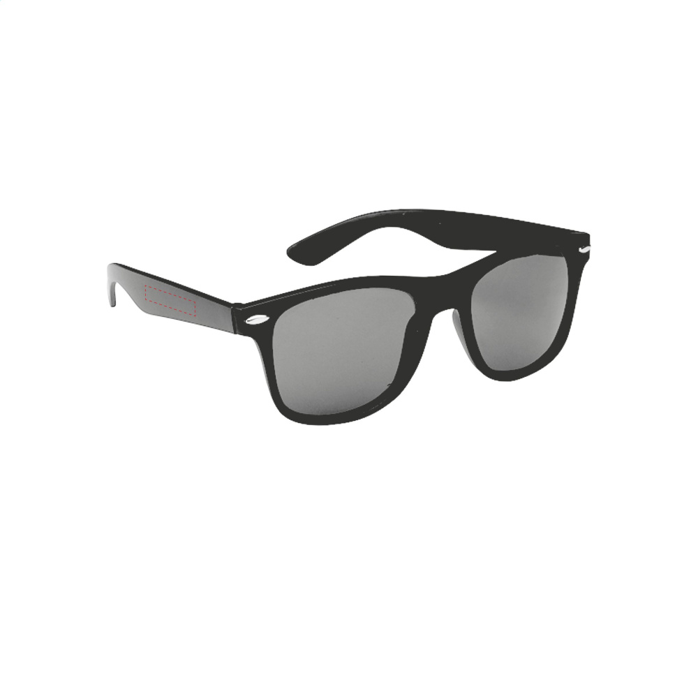 Logotrade promotional product image of: Malibu Matt Black sunglasses