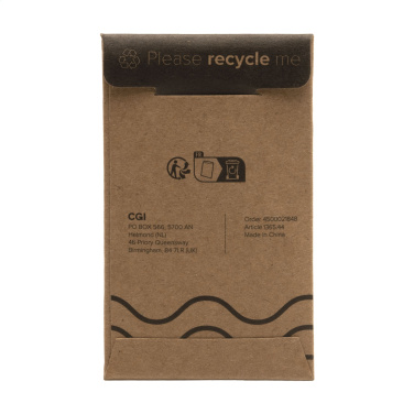 Logo trade promotional giveaways picture of: Bamboo Key Rectangle keyring