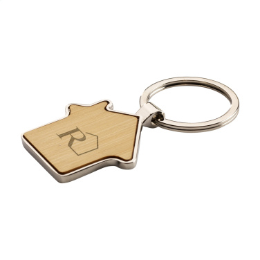 Logo trade promotional giveaways image of: Casa bamboo keyring