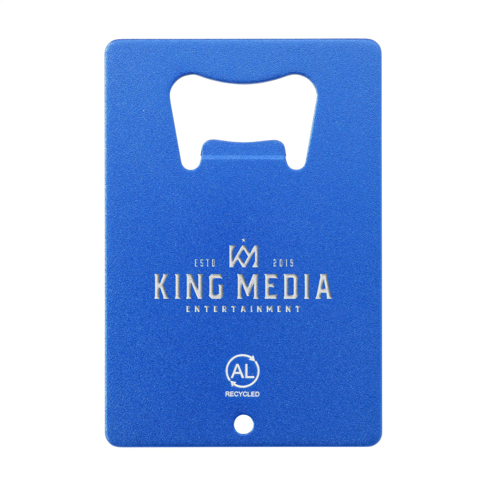 Logo trade corporate gifts picture of: Carta Opener Recycled Alu bottle opener