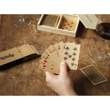 Logo trade promotional gifts picture of: Recycled Playing Cards Single deck