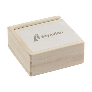 Logo trade promotional merchandise photo of: Tic Tac Toe Game Bamboo