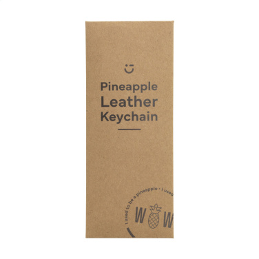 Logo trade advertising products image of: Vegan Pineapple Leather Keyring