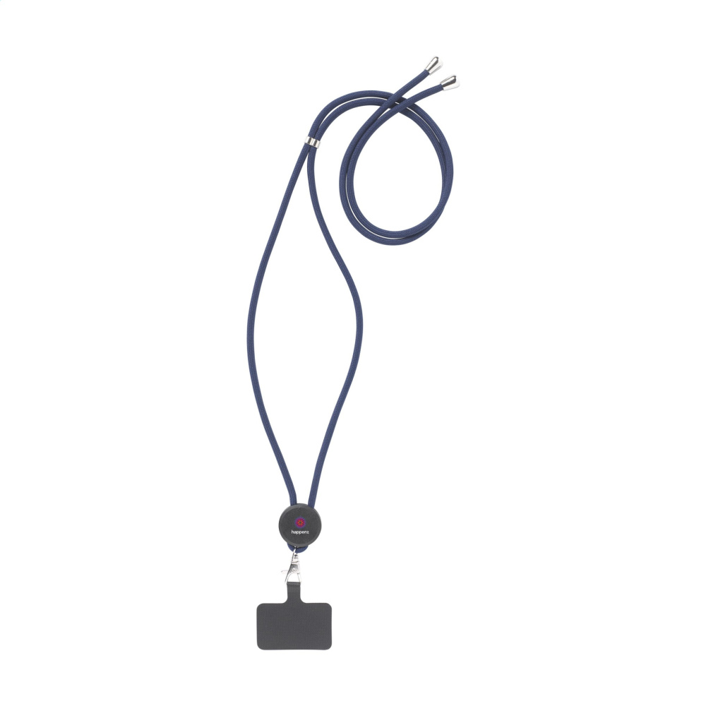 Logo trade promotional gifts image of: Lace Lanyard GRS RPET 5 mm keycord