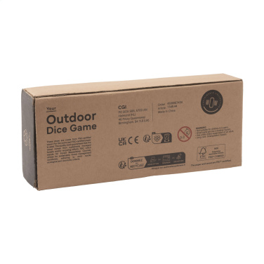 Logo trade corporate gifts image of: Outdoor Dice Game