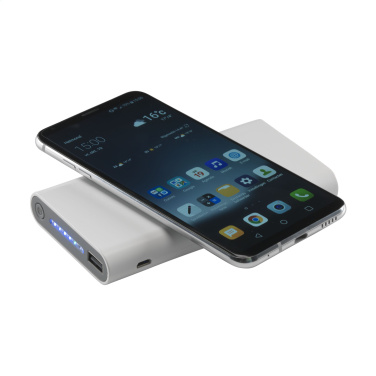 Logo trade promotional items image of: Wireless Powerbank 8000 C wireless charger