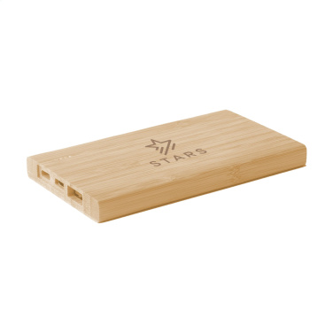 Logotrade business gift image of: Bamboo 4000 Powerbank external charger