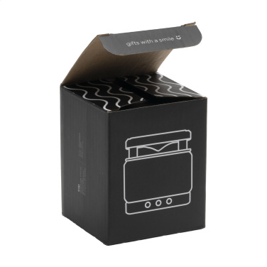 Logo trade promotional items picture of: Bamboo Block Speaker with wireless charger