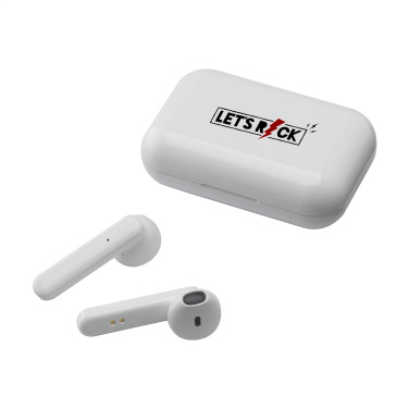 Logo trade business gift photo of: Sensi TWS Wireless Earbuds in Charging Case