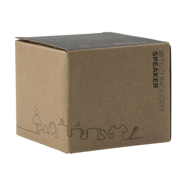 Logo trade corporate gifts image of: Wave Bamboo Wireless Speaker