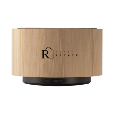 Logotrade promotional product picture of: Wave Bamboo Wireless Speaker