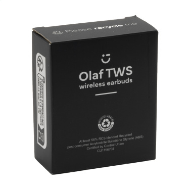 Logo trade promotional items image of: Olaf RCS TWS Wireless Earbuds