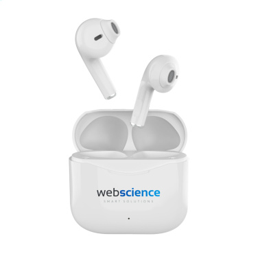 Logo trade promotional merchandise image of: Olaf RCS TWS Wireless Earbuds