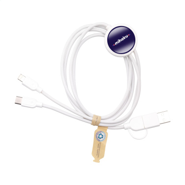 Logotrade promotional giveaway picture of: Charging Cable RCS Recycled ABS-TPE
