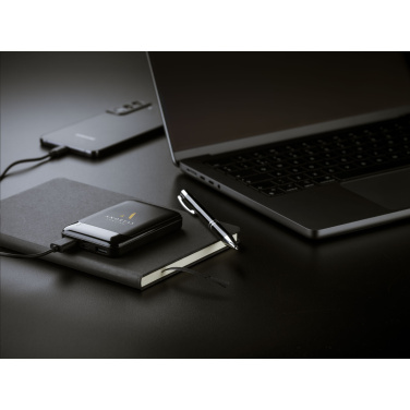 Logo trade advertising products picture of: Compact 5000 RCS Recycled ABS Powerbank