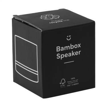 Logo trade corporate gift photo of: Bambox Bamboo Speaker