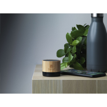 Logo trade corporate gift photo of: Bambox Bamboo Speaker