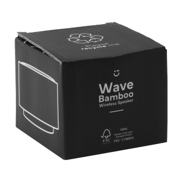 Logotrade promotional item picture of: Wave Bamboo Wireless Speaker