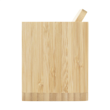 Logotrade advertising product picture of: Bamboo Boss 15W charger/pen holder