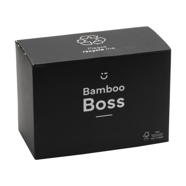 Logotrade promotional merchandise picture of: Bamboo Boss 15W charger/pen holder